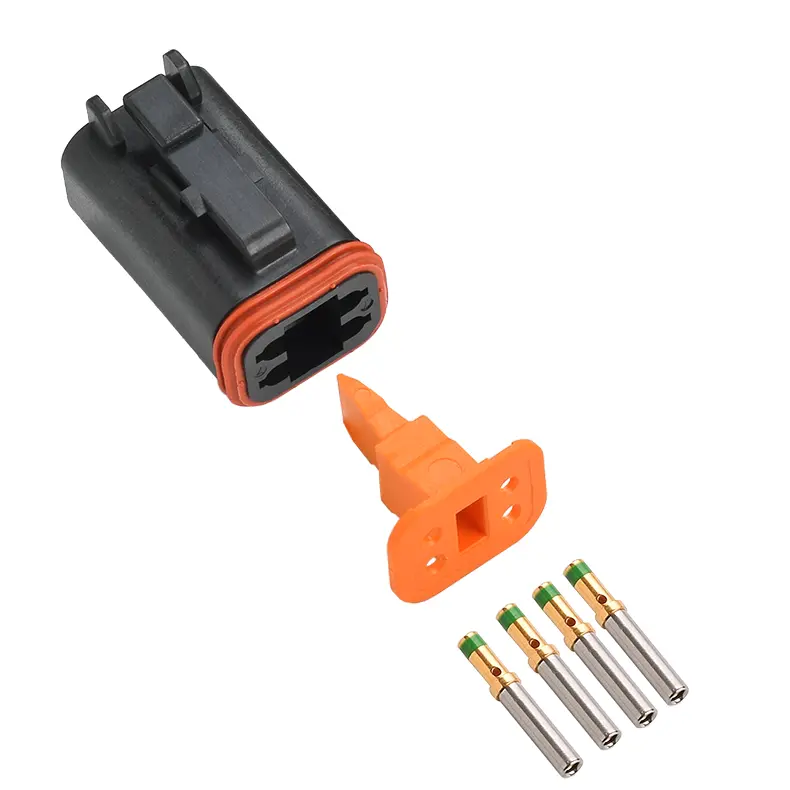 DT 4 Way Black Plug Kit Solid Gold