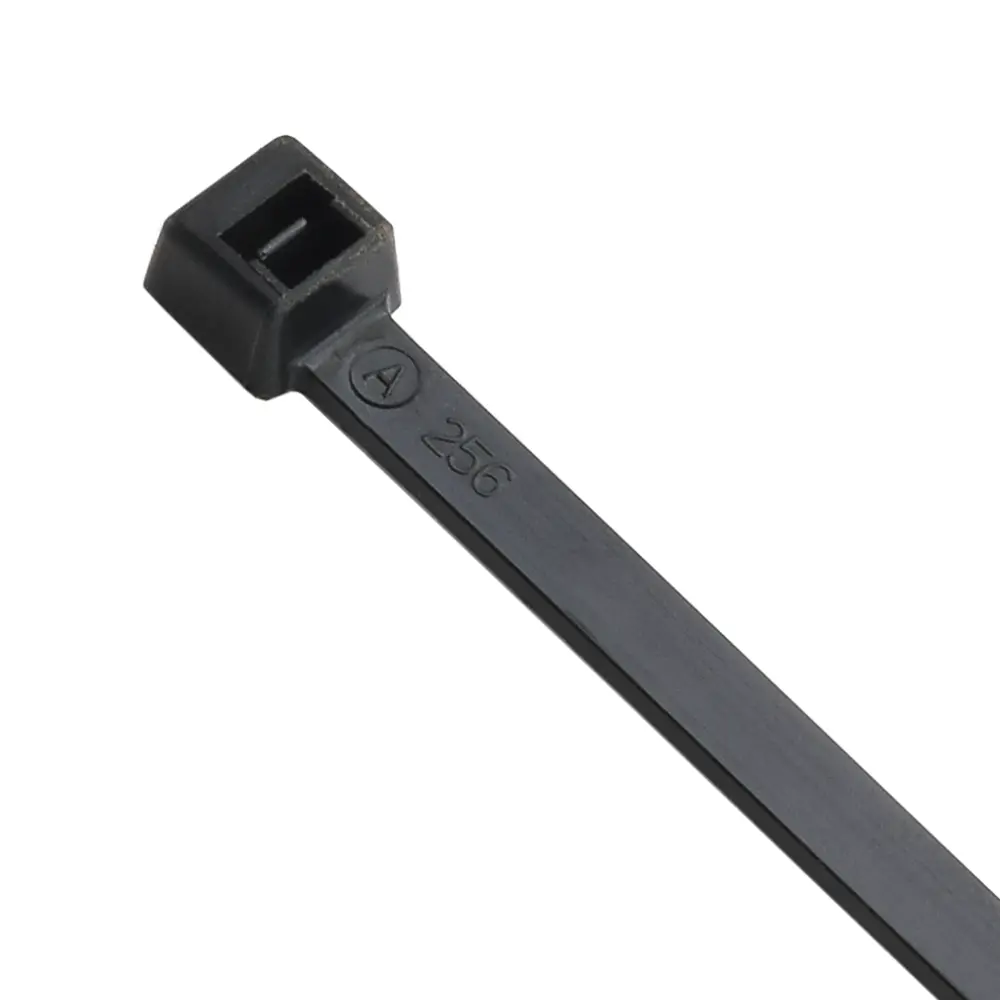 7", 50LB, UV BLACK, CABLE TIES, 100PCS