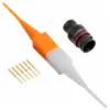 ASX,6 WAY,INLINE,PIN,N KEY,RED