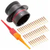 AS,41 WAY,FLG,PIN,N KEY,RED
