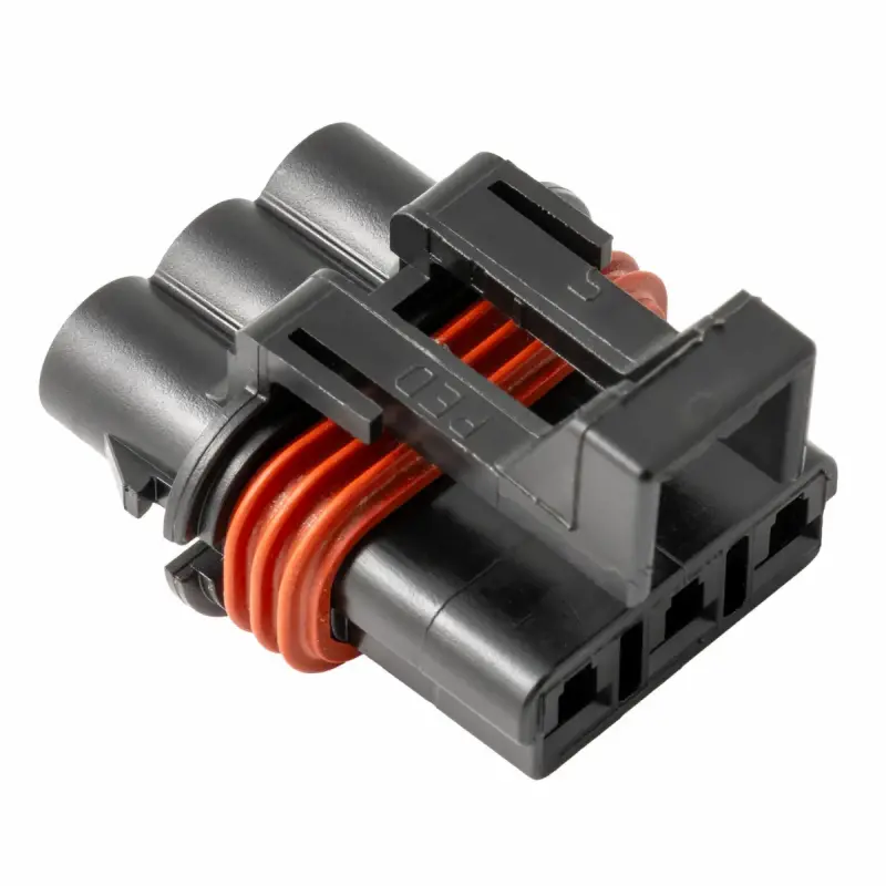 3-Way Gray Metri-Pack 800 Series Female Housings - Unsealed Connectors For 14-10 Gauge Wires (Pack Of 10)