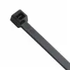 7", 50LB, UV BLACK, CABLE TIES, 100PCS
