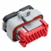 23 WAY PLUG HOUSING GRAY AMPSEAL