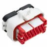 23 WAY PLUG HOUSING WHITE AMPSEAL