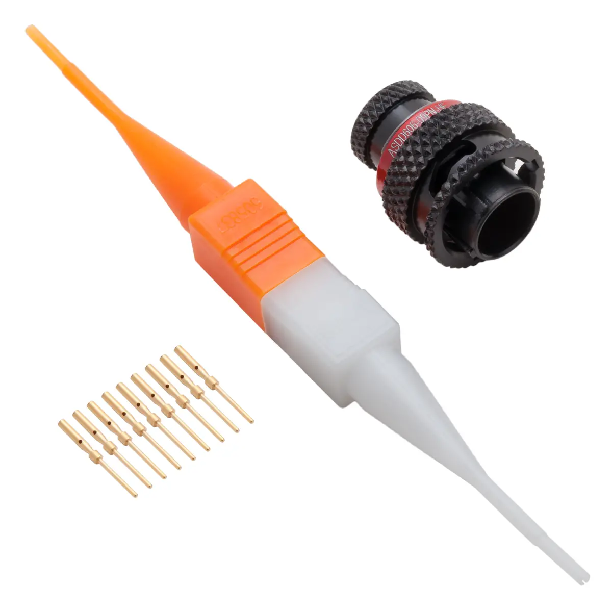 ASDD606-09PN-HE ASDD,9 WAY,PLG,SKT,N KEY,RED