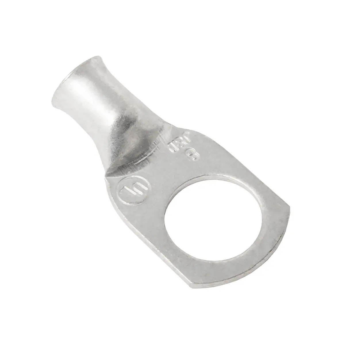 838TP, 8 AWG,TIN PLATED EYELET, 3/8 STUD