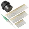AS118-35SU, AS,66 WAY,INLINE,SKT,U KEY,GRAY