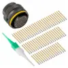 AS618-35SA , AS,66 WAY,PLG,PIN,A KEY,YELLOW