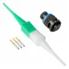 ASU603-03SB-HE , ASU,3 WAY,PLG,SKT,B KEY,BLUE