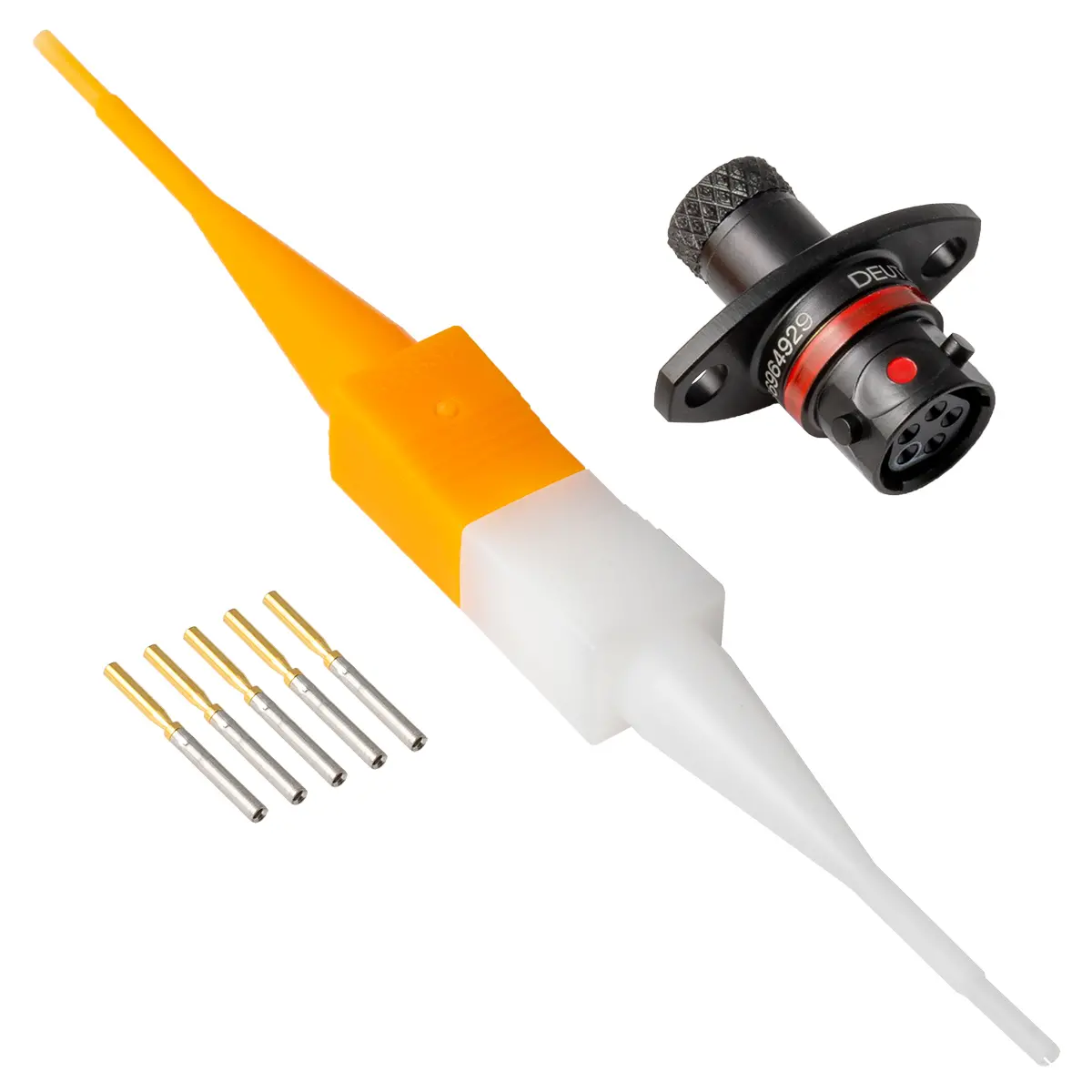 ASX002-05SN-HE , ASX,5 WAY,SKT,FLG,N KEY,RED