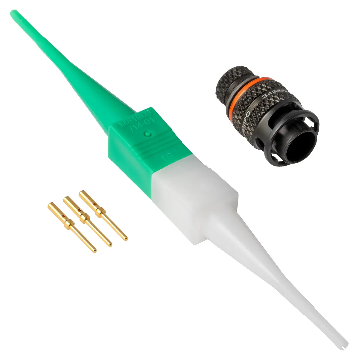 ASX602-03PC-HE ,  ASX,3 WAY,PLG,PIN,C KEY,ORANGE