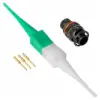 ASX602-03PC-HE ,  ASX,3 WAY,PLG,PIN,C KEY,ORANGE