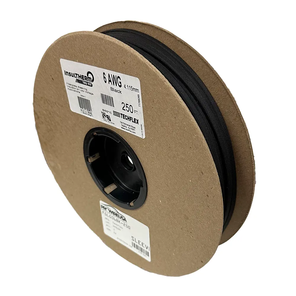 FGLG06BK-250 5/32" SIZE 6 INSULTHERM SLEEVE 250FT,SP