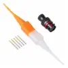 ASX102-05SN-HE ASX,5 WAY,INLINE,SKT,N KEY,RED