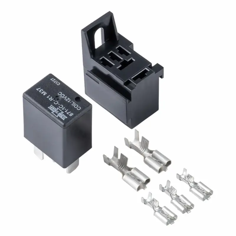 2 X 12V Micro Automotive Changeover Relay 35A 5-Pin SPDT With Harness - Meishuo