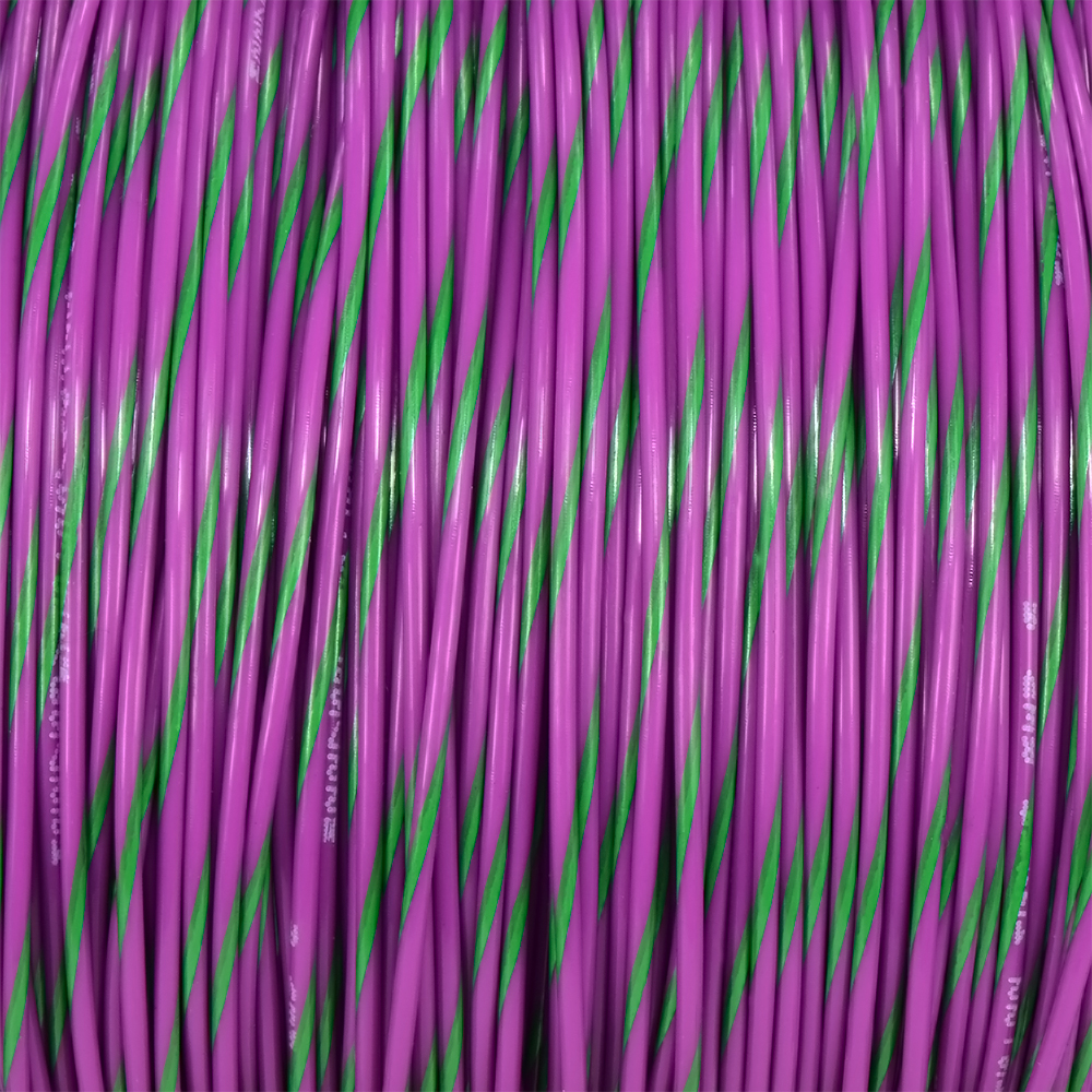 M22759/16-22-75 Violet/Green Mil Spec Tezel Wire In Stock