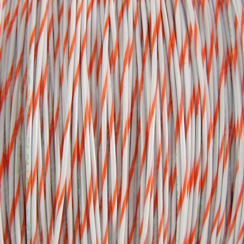M22759/16-22-93 White/Orange Mil Spec Tezel Wire In Stock