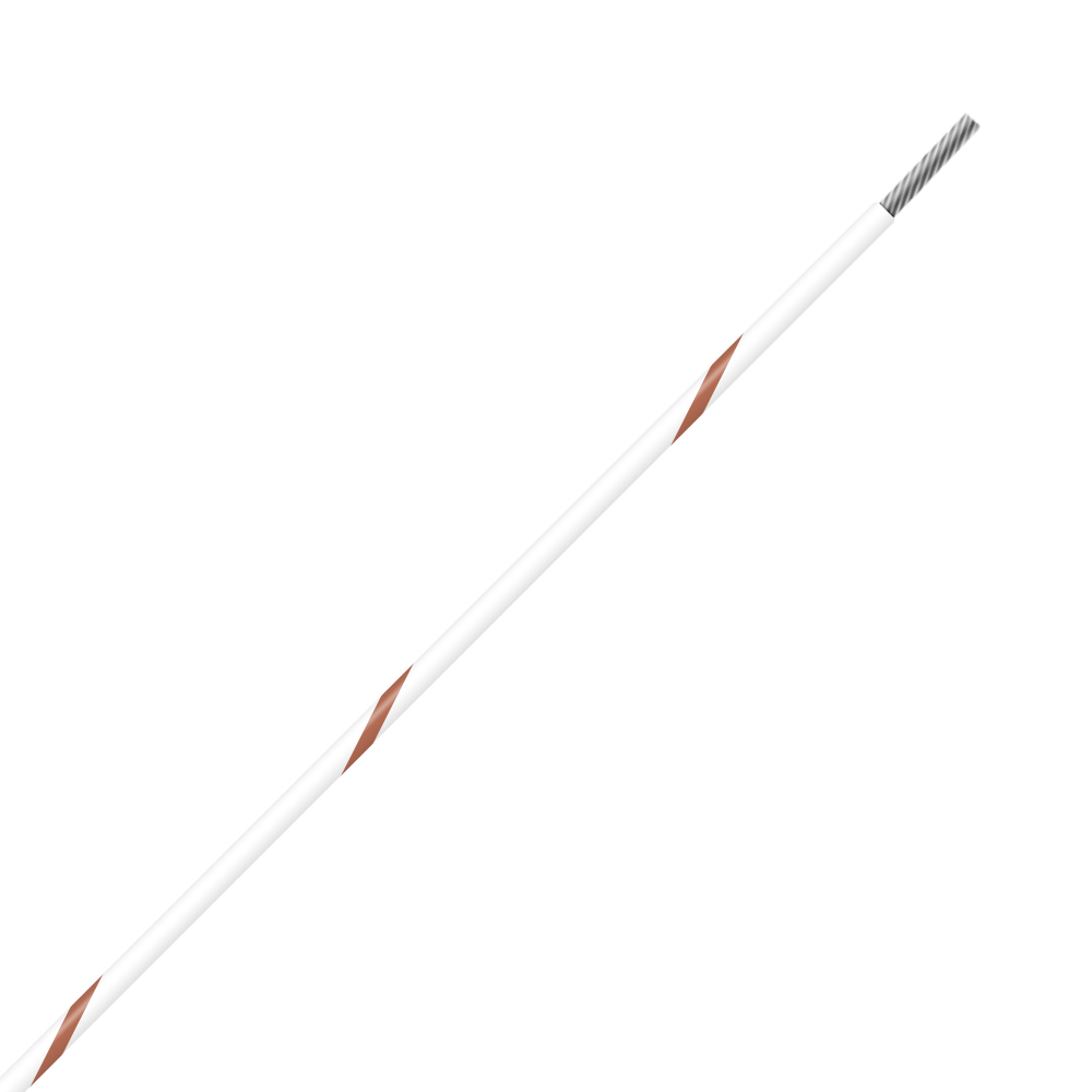 M22759/32-14-GA-WHITE-BROWN STRIPED TEFZEL WIRE IN STOCK