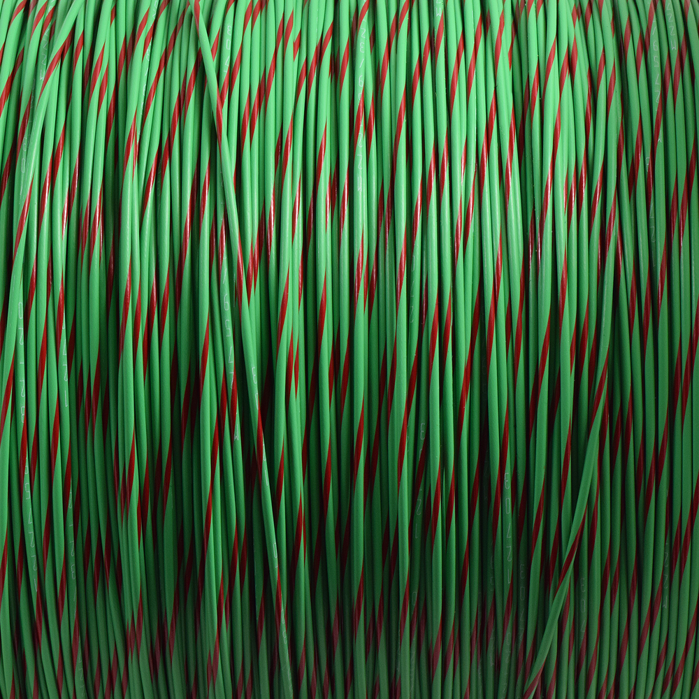 M22759/32-20-GA-GREEN-RED STRIPED TEFZEL WIRE IN STOCK
