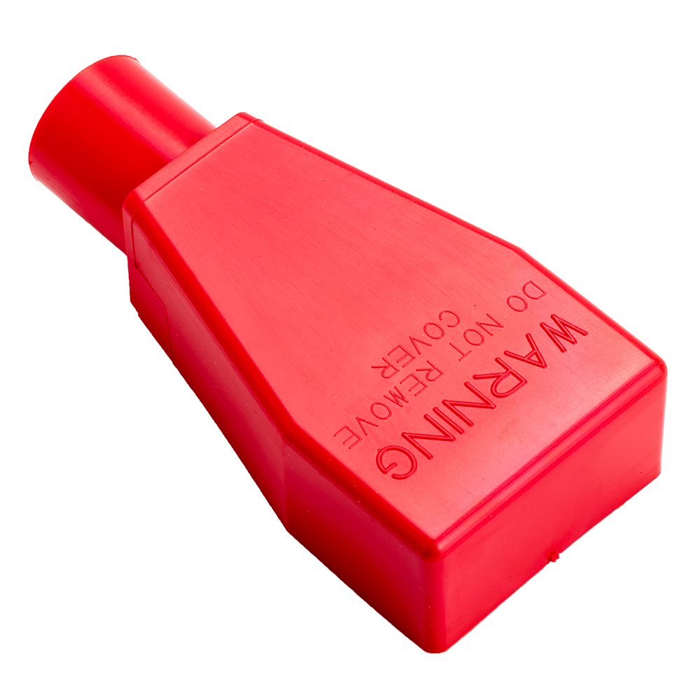 Red Straight In Battery Boot 2/0 Ga. | In Stock | Prowireusa