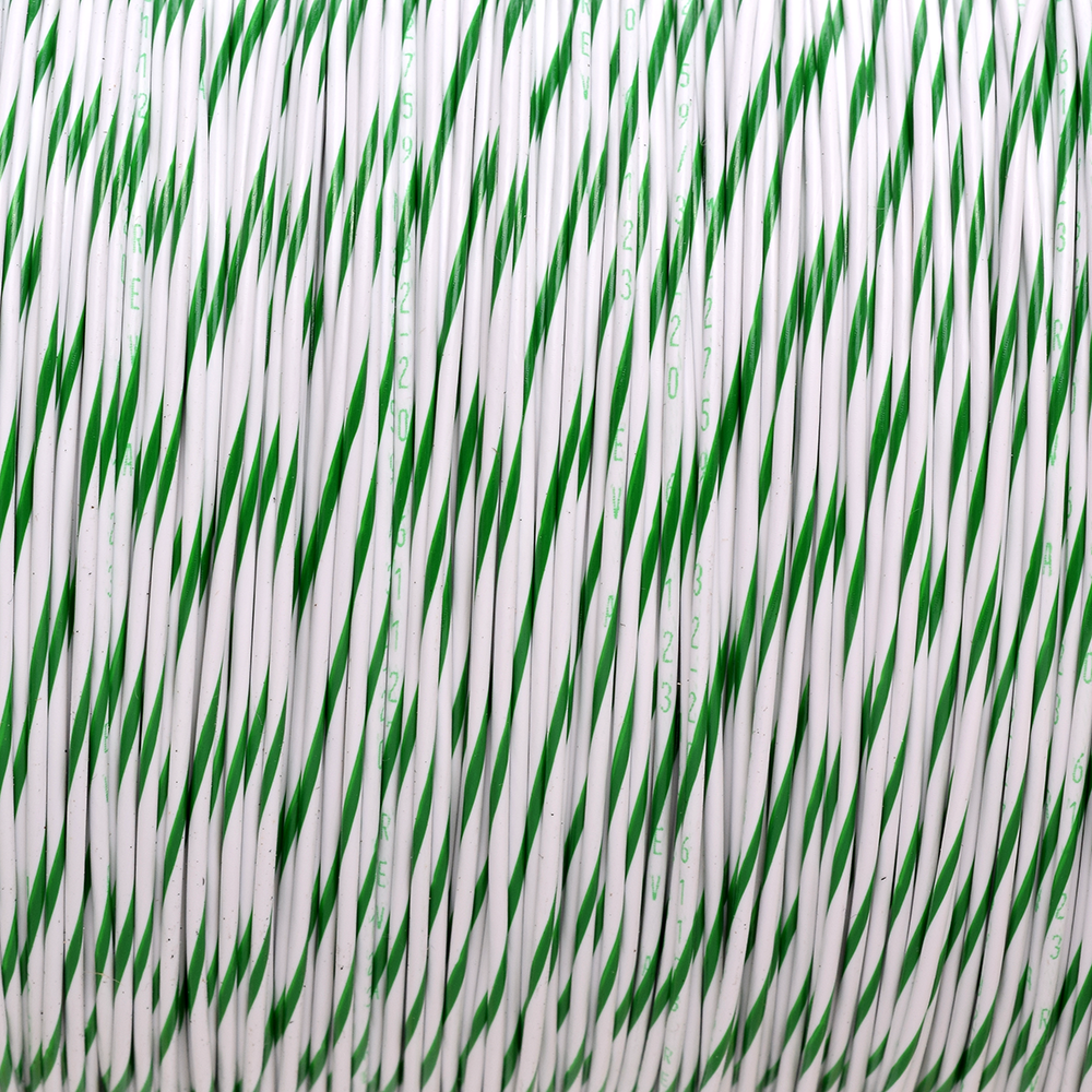 M22759/32-24-GA-WHITE-GREEN STRIPED TEFZEL WIRE IN STOCK
