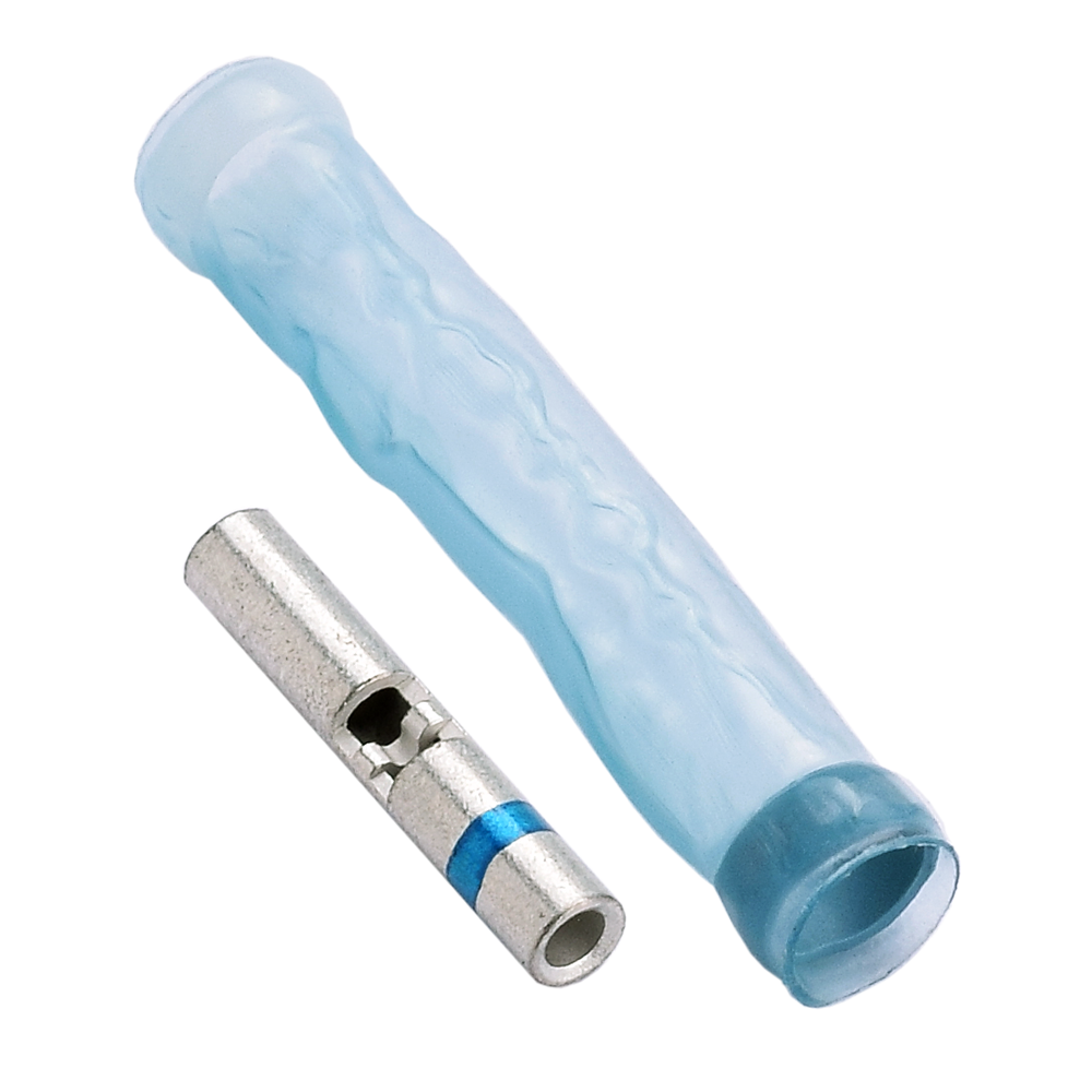 D-436-37 - TE CONNECTIVITY / RAYCHEM - TERMINAL, BUTT SPLICE, CRIMP, BLUE  |PROWIREUSA