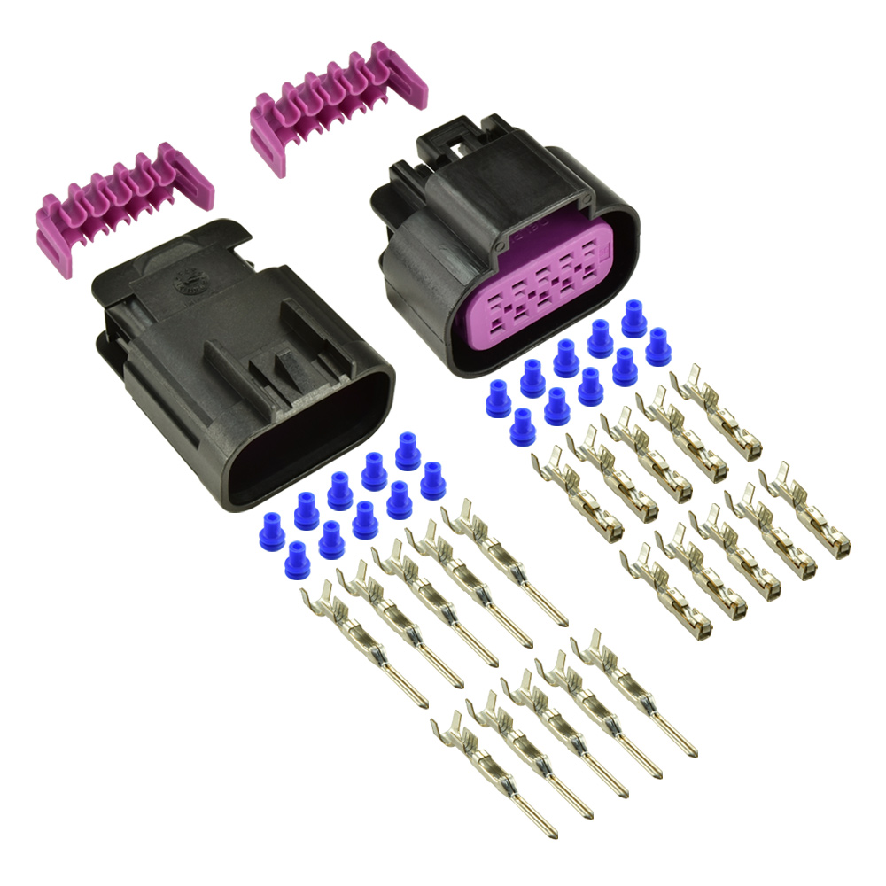Delphi GT150 10 Way Female Wiring Harness Connector Plug - View #3