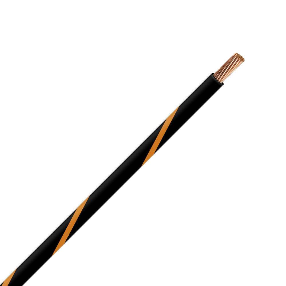 TXL 14 BLACK/ORANGE STRIPED WIRE