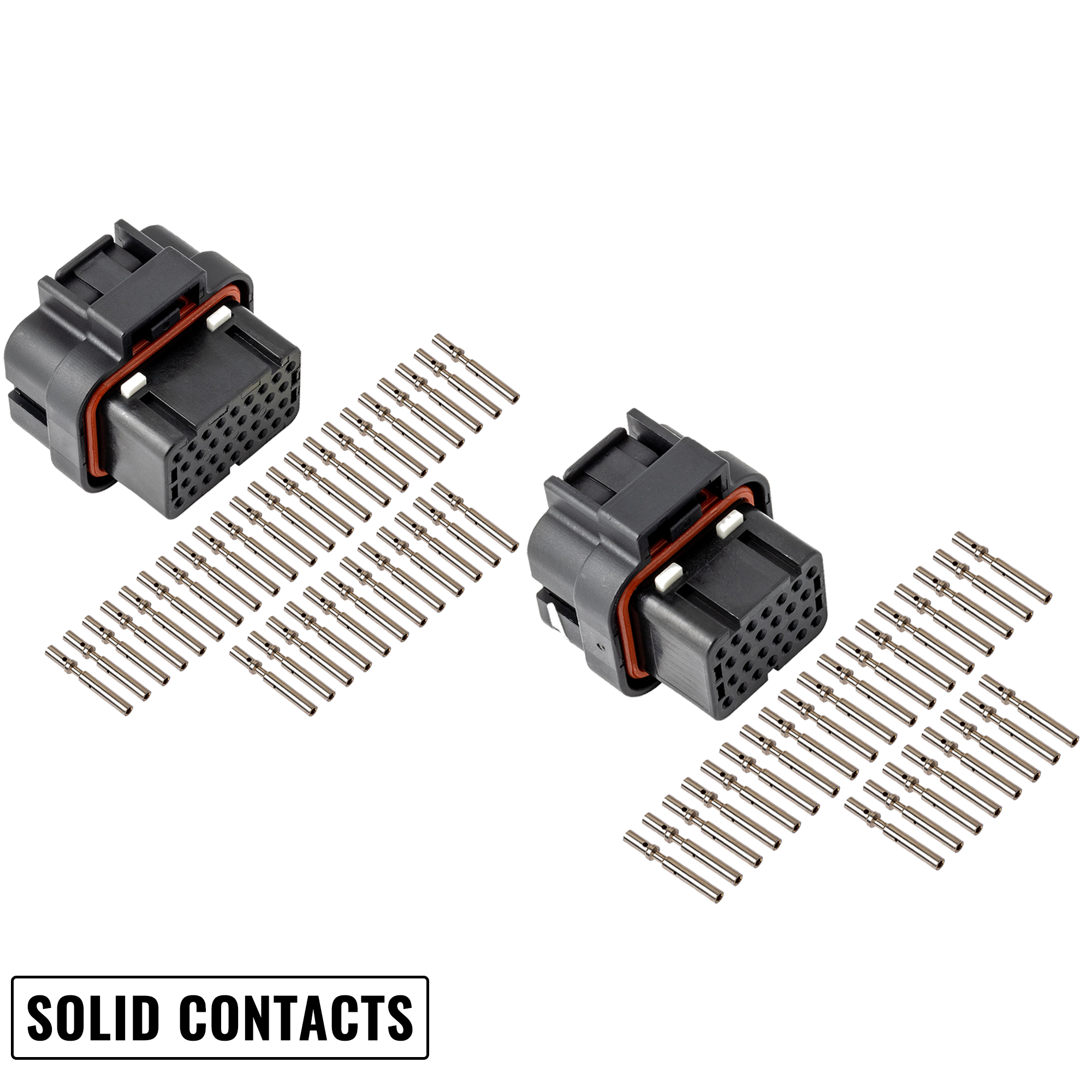 34 /26 WAY, KEY 1 KIT, SOLID CONTACTS, NICKEL