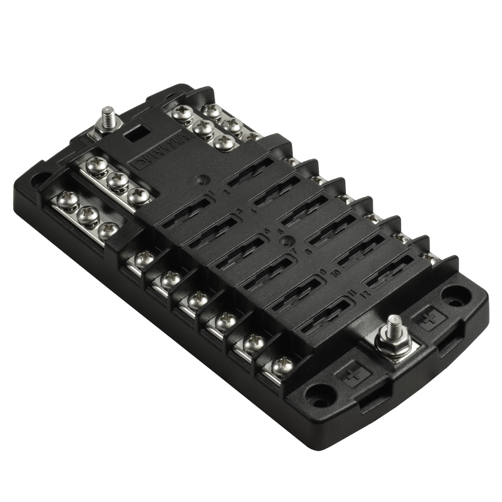 Blue Seas Systems|5026|ST Blade Fuse Block - 12 Circuits with