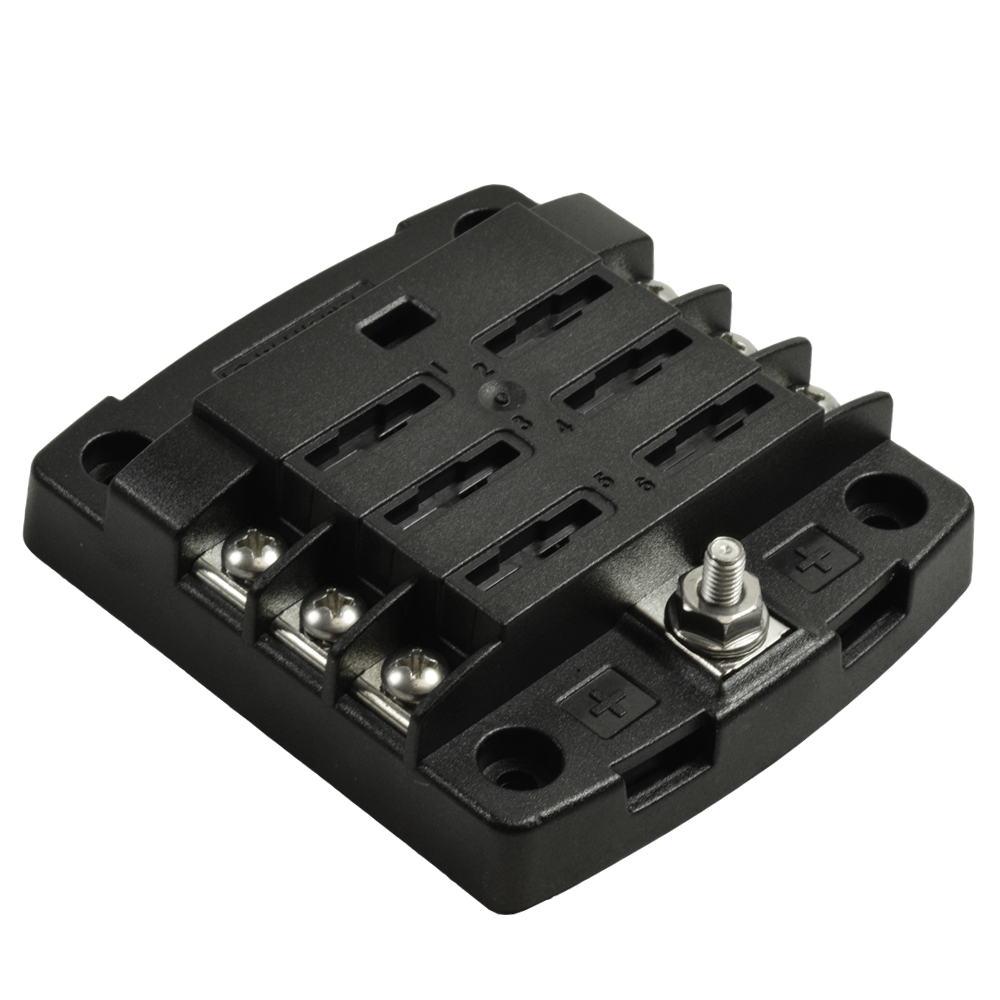 Blue Seas Systems|5028|ST Blade Fuse Block - 6 Circuits with