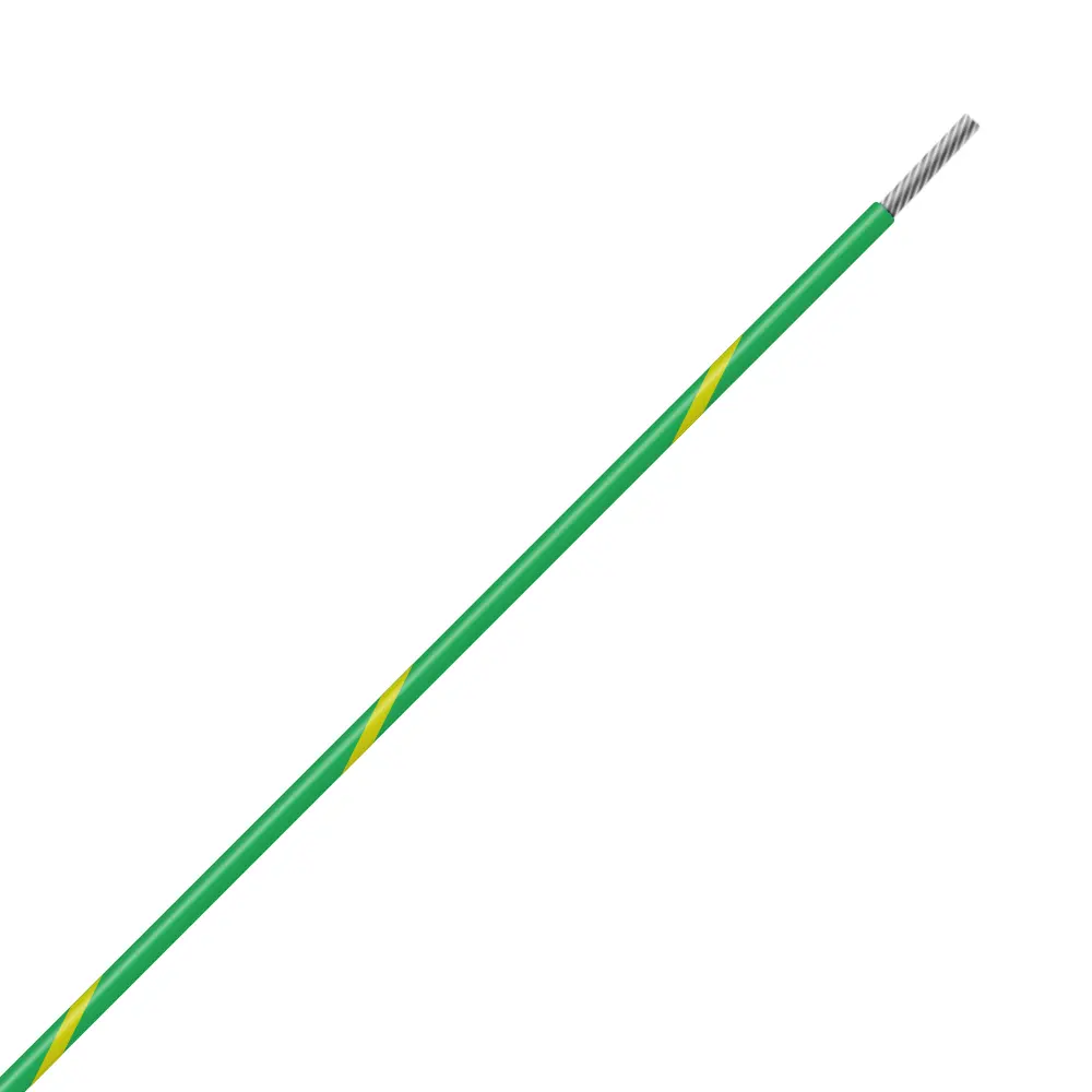 Green/Yellow Wire Tefzel 26 AWG