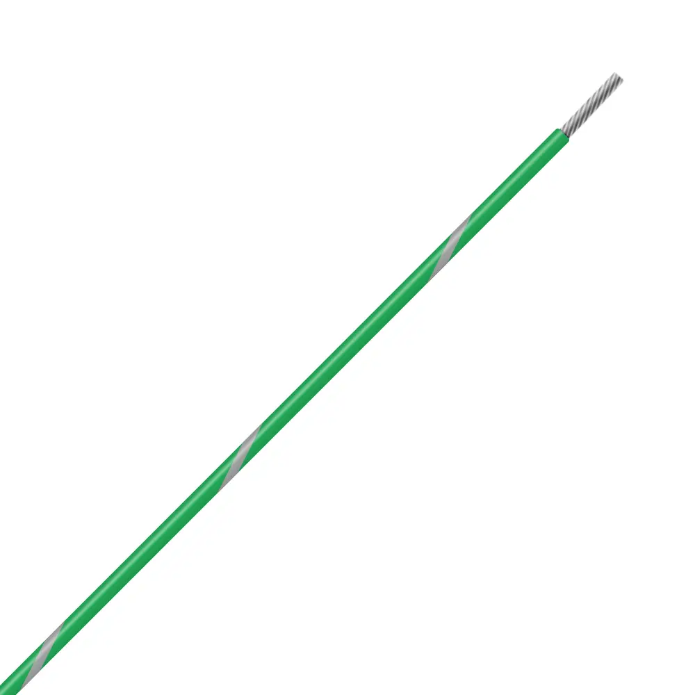 Green/Gray Wire Tefzel 26 AWG