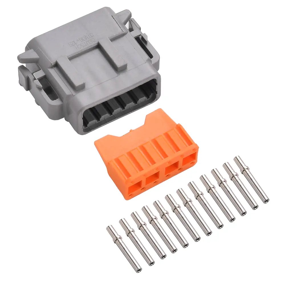 DTM 12 Way Plug Kit Nickle Solid