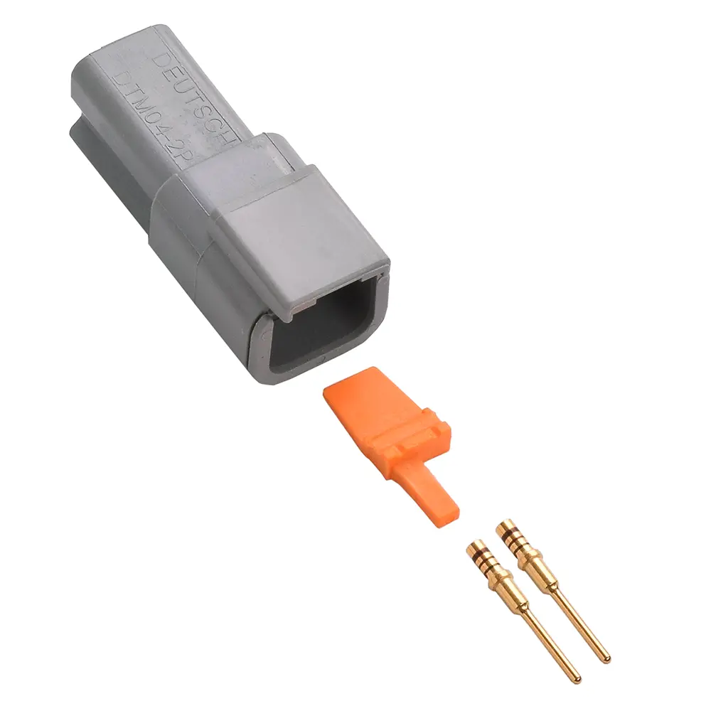 DTM 2 Way Receptacle Kit Gold Solid