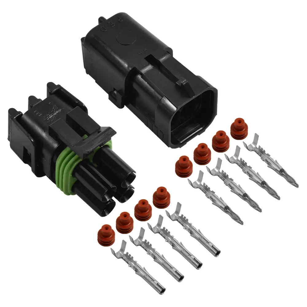 Weather-Pack 4 Way 18-22 Ga Kit-SQR