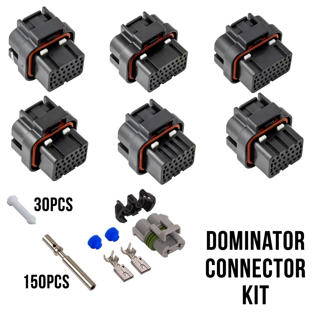 holley dominator connector kit solid nickle