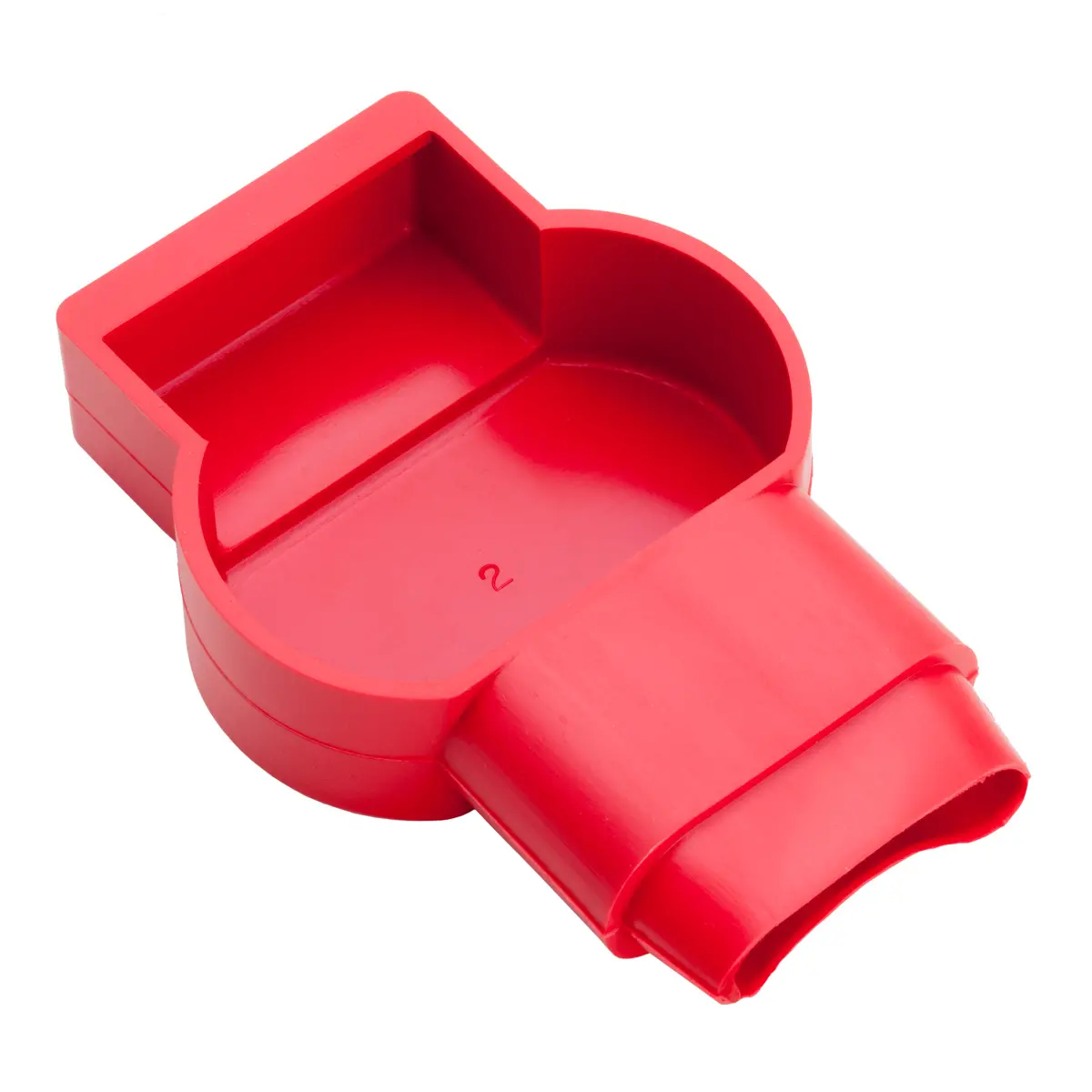 RED OVAL BATTERY BOOT