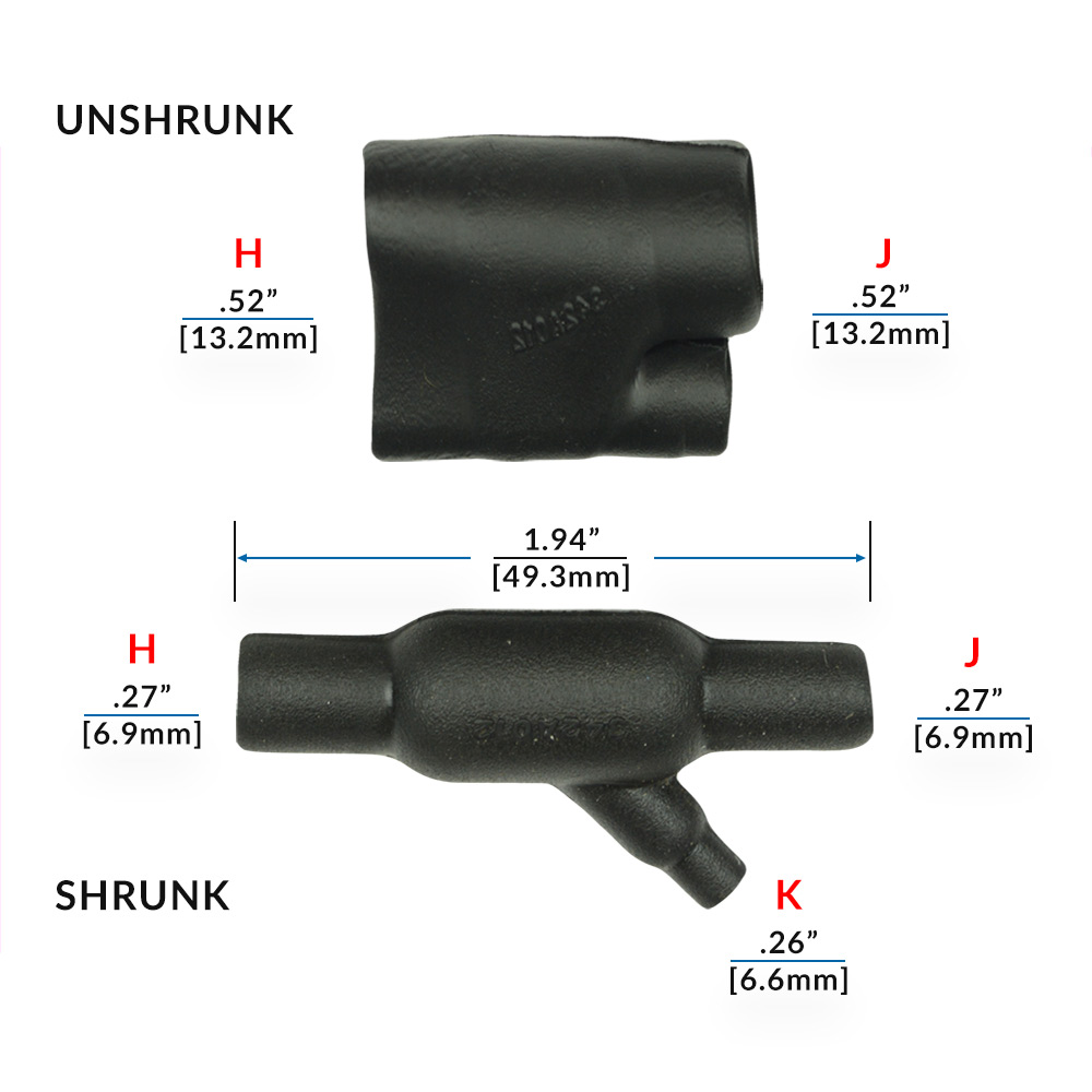 その他 hi 342A012-25-0 45° SHRINK BOOT