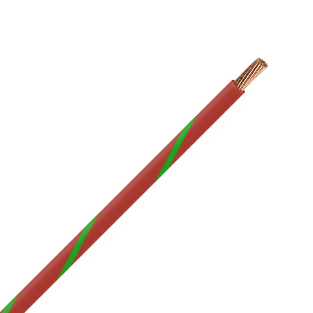 TXL 14 RED/GREEN STRIPED WIRE