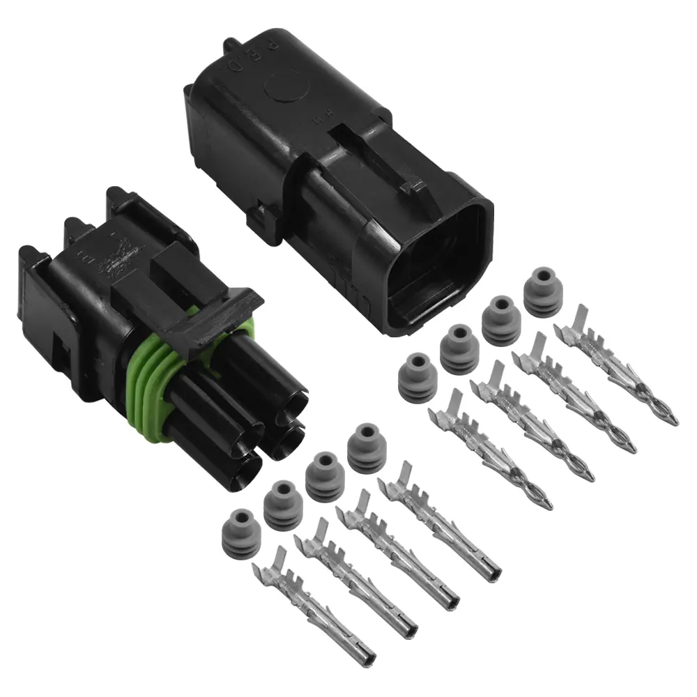 Weather-Pack 4 Way 16-14 Ga Kit-SQR