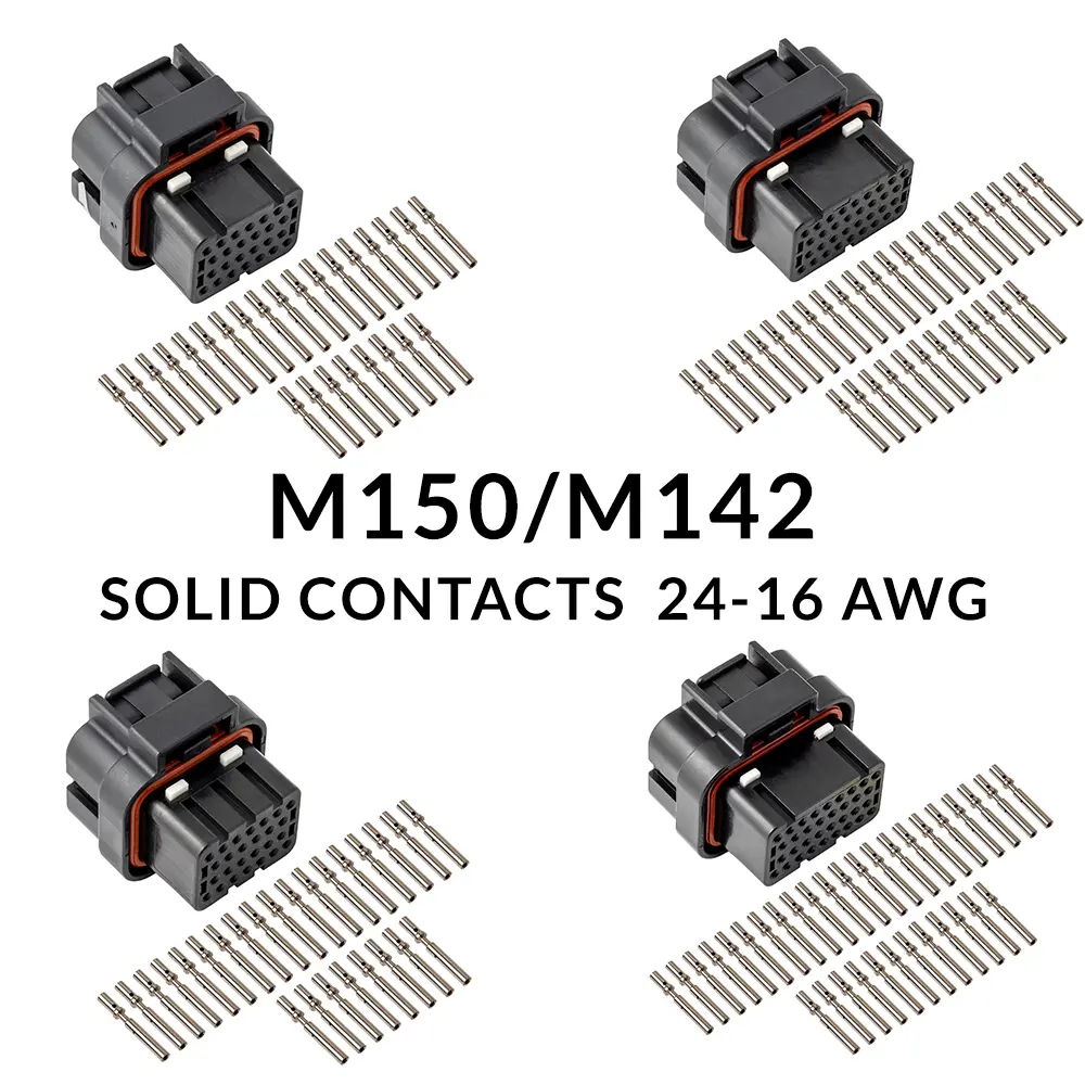 M150 ECU CONN KIT, SOLID CONTACTS,NICKEL