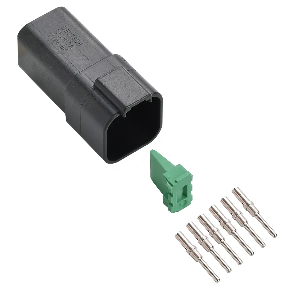 DT 6 Way Receptacle Kit Solid Nickle