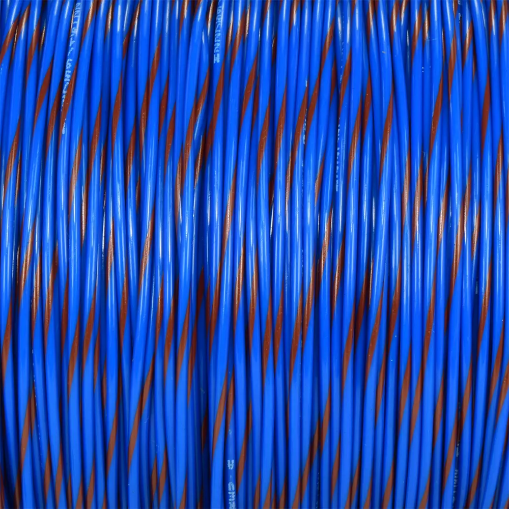 M22759/16-22-61 BLUE/BROWN BTF STRIPE