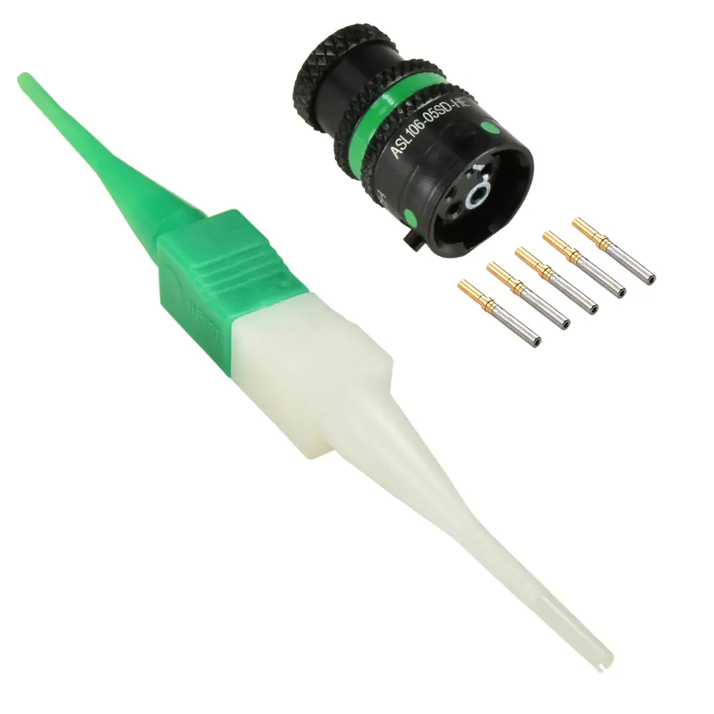ASL,5 WAY,INLINE,SKT,D KEY,GREEN