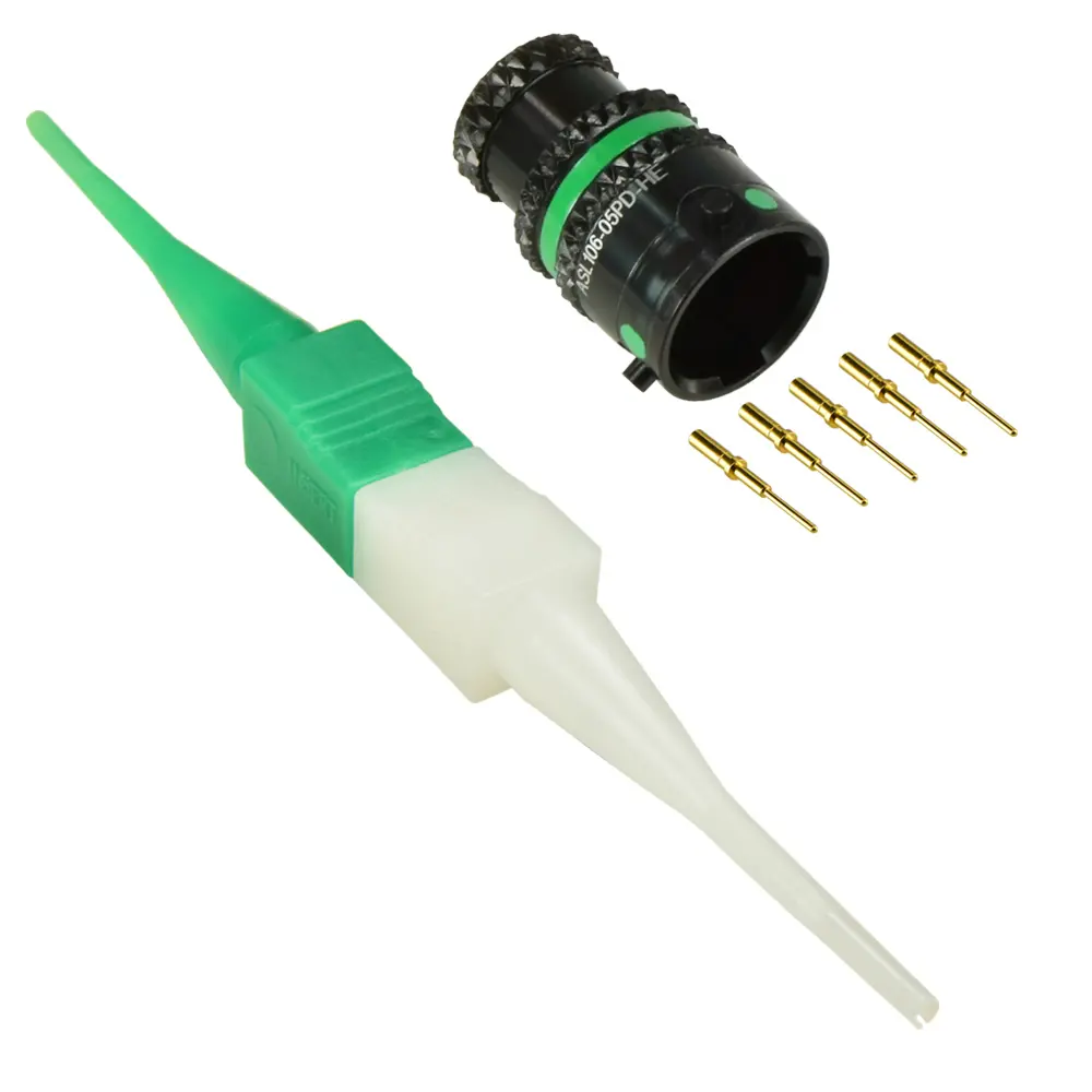 ASL,5 WAY,INLINE,PIN,D KEY,GREEN