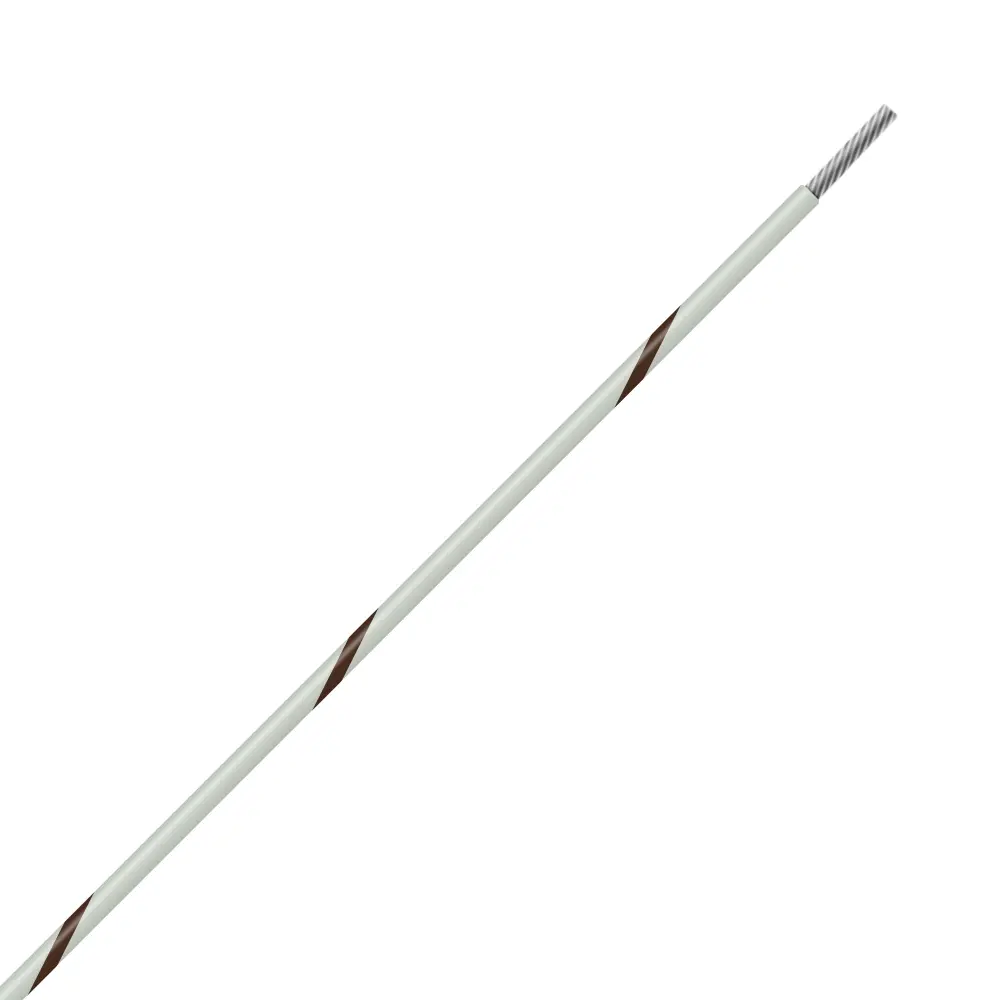 White/Brown Wire Tefzel 10 AWG