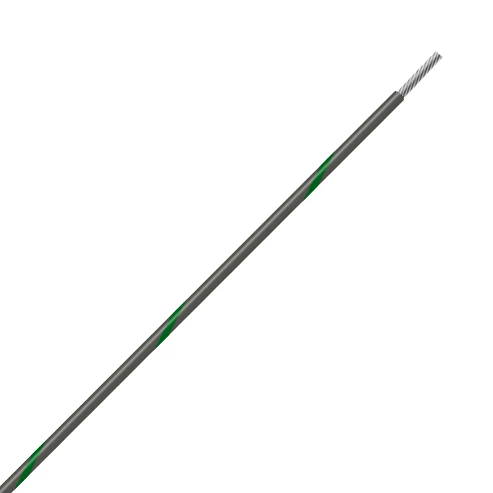 Gray/Green Wire Tefzel 10 AWG