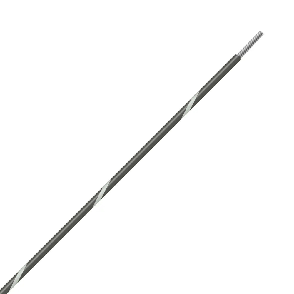 Gray/White Wire Tefzel 14 AWG