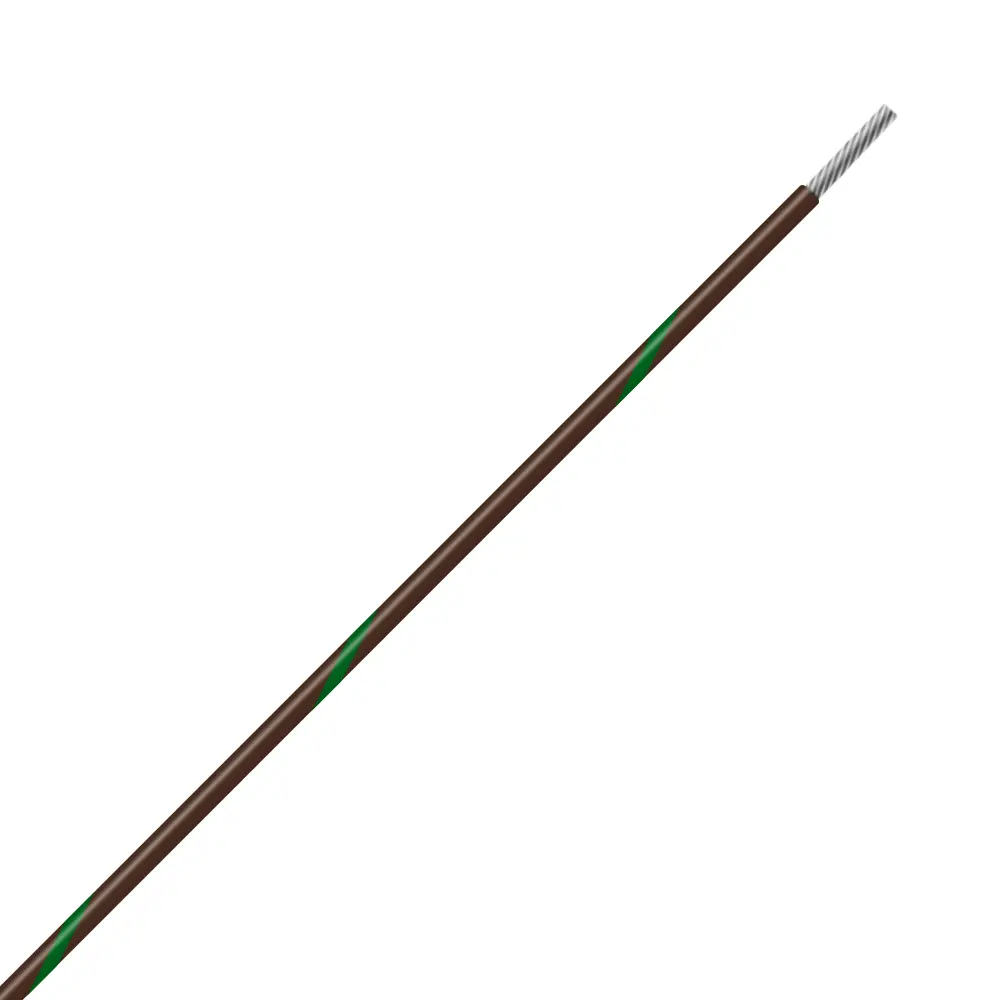 Brown/Green Wire Tefzel 10 AWG